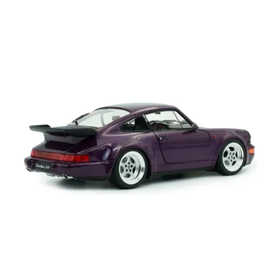 Porsche 911 (964) Turbo - 1990 - Violet Blue Metallic - Solido - 1:18