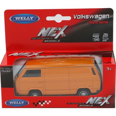 Volkswagen T3 VAN - Orange - Welly - 11 cm