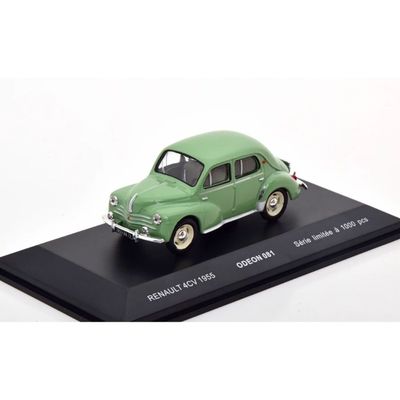 Renault 4CV 1955 - Grön - Odeon - 1:43