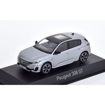 Peugeot 308 GT 2021 - Grå - Norev - 1:43