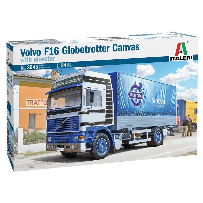 Volvo F16 Globetrotter Canvas - 3945 - Italeri - 1:24