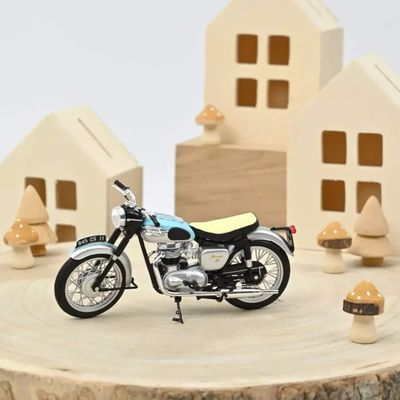 Triumph Bonneville - 1959 - Ljusblå - Norev - 1:18