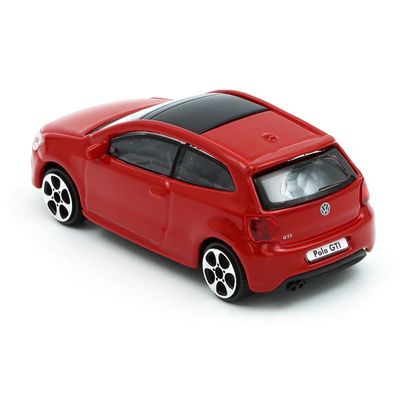 Volkswagen Polo GTI - 2010 - Röd - Bburago - 10 cm