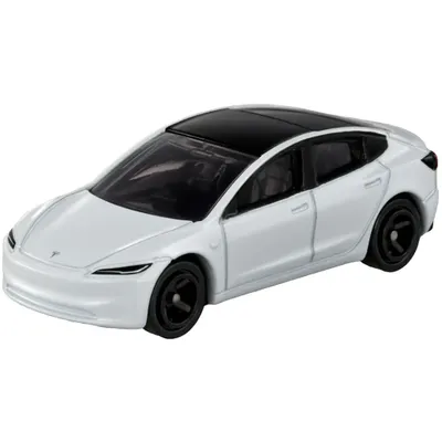 Tesla Model 3 - Vit - Tomica - Tomy - 1:63