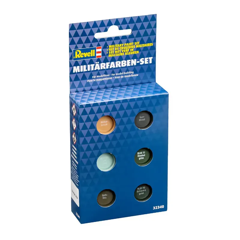 Military Set - 6 farver - Emaljemaling - 32340 - Revell