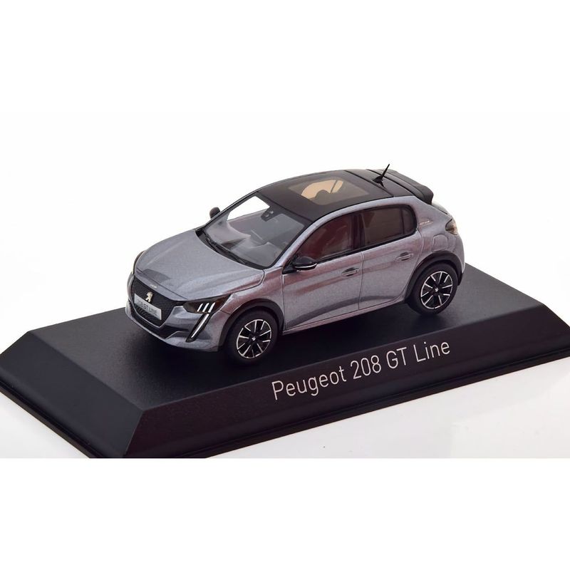 Peugeot 208 GT Line 2019 - Grå - Norev - 1:43