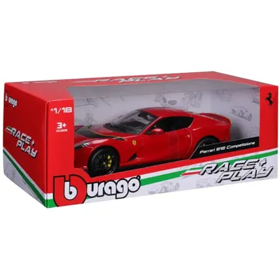 Ferrari 812 Competizione - 2021 - Röd - Bburago - 1:18