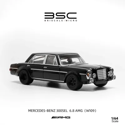 Mercedes-Benz 300 SEL 6.8 AMG (W109) - Sort - BSC - 1:64