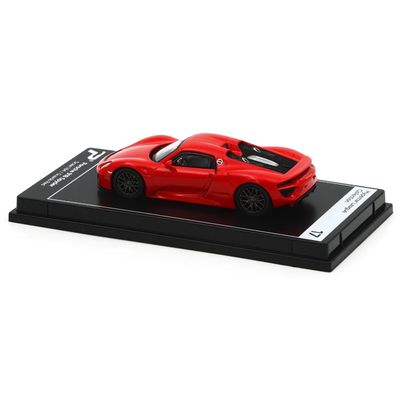 Porsche 918 Spyder - Röd - PosterCars - 1:64