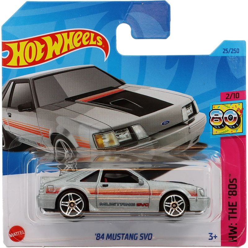 84 Mustang SVO - HW: The '80s - Silver - Hot Wheels
