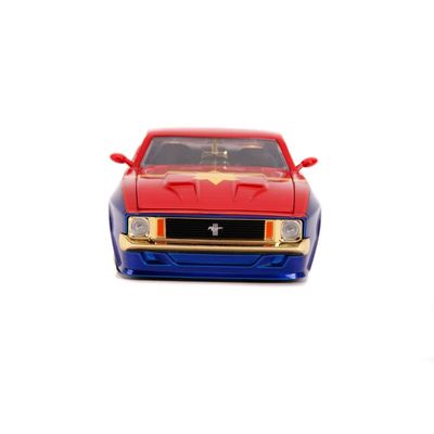 Captain Marvel & 1973 Ford Mustang Mach 1 - Jada Toys - 1:24