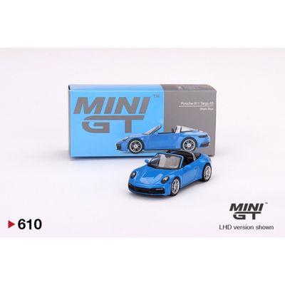 Porsche 911 Targa 4S - Shark Blue - 610 - Mini GT - 1:64