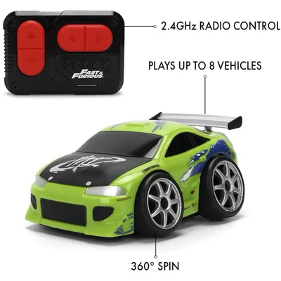 Mitsubishi Eclipse - Fast & Furious - Small Blocks - Radiostyrd - 10 cm - Jada