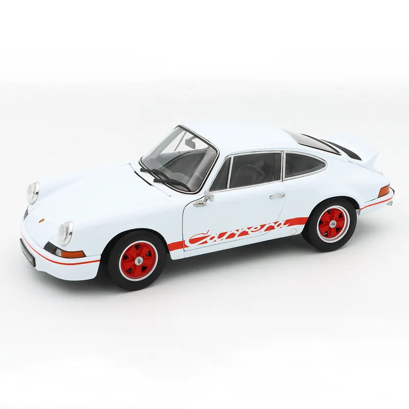 Porsche 911 Carrera RS 2.7 - Vit/röd - Welly - 1:18