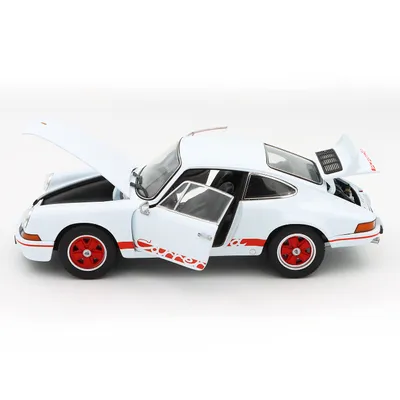 Porsche 911 Carrera RS 2.7 - Vit/röd - Welly - 1:18