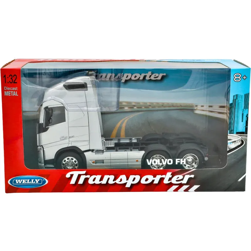 Volvo FH 500 - Dragbil - Silver - Welly - 1:32