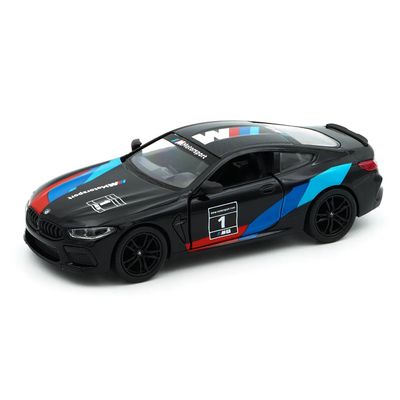 BMW M8 Competition Coupé (Livery) - Svart - Kinsmart - 1:38