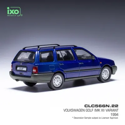 Volkswagen Golf (MK III) Variant - 1994 - Blå - Ixo Models - 1:43
