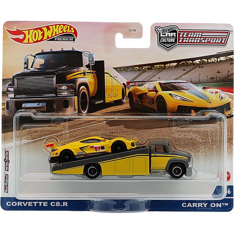 Corvette C8.R + Carry On - Team Transport #36 - Hot Wheels