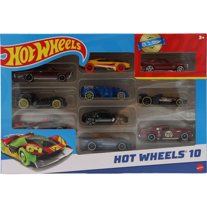 Hot Wheels 10 - Multipack med 10 leksaksbilar - Variant 4