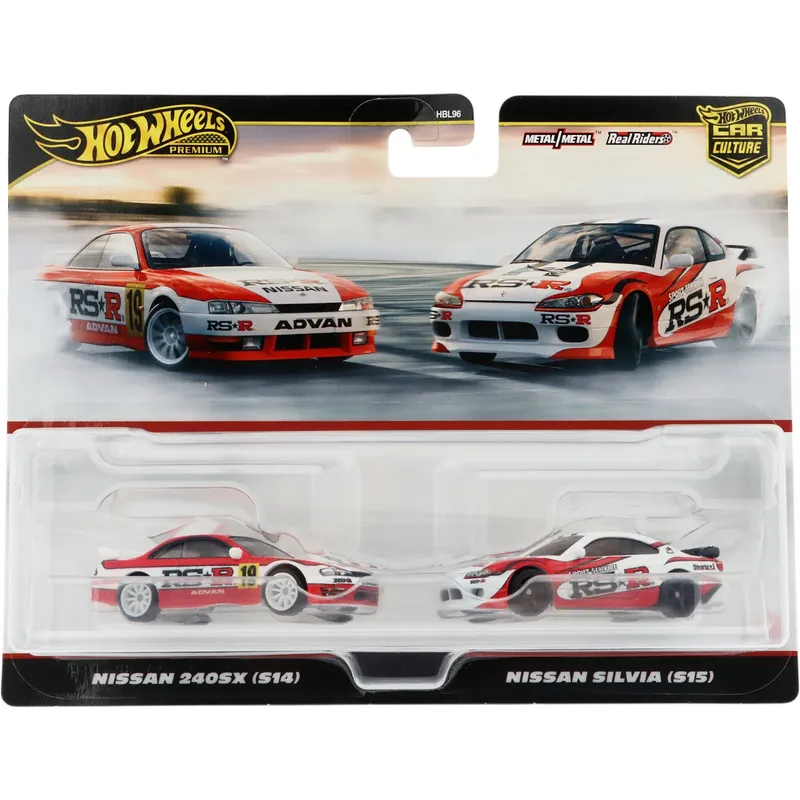 Nissan 240SX (S14) + Nissan Silvia (S15) - Hot Wheels