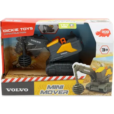 Rivningsgrävare - Volvo - Mini Mover - Dickie Toys - 13 cm