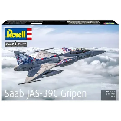 Saab JAS-39C Gripen - Plastbyggmodell - 03776 - Revell - 1:72