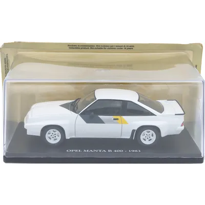 Opel Manta B 400 - 1983 - SKADAD VITRIN - 1:24