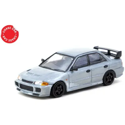 Mitsubishi Lancer GSR Evolution III - Svart - Tarmac - 1:64