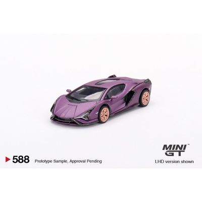 Lamborghini Sián FKP 37 - Lila - 588 - Mini GT - 1:64