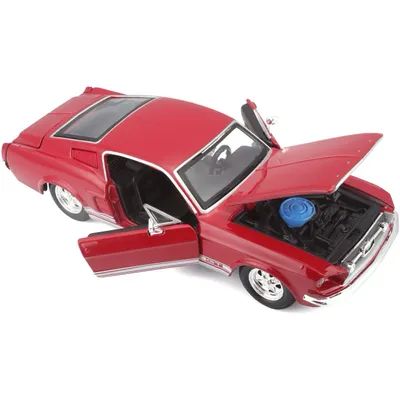 1967 Ford Mustang GT - Röd - Maisto - 1:24