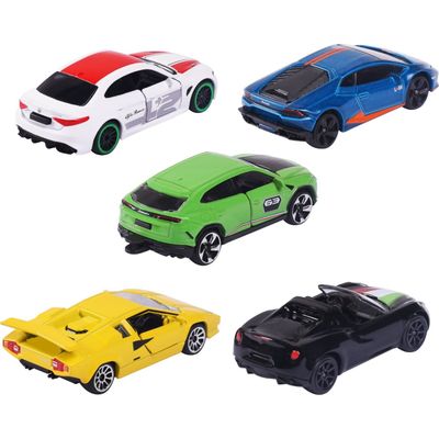 Majorette Dream Cars Italy - 5 leksaksbilar från Italien