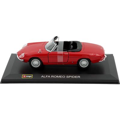 Alfa Romeo Spider - Röd - Bburago - 1:32