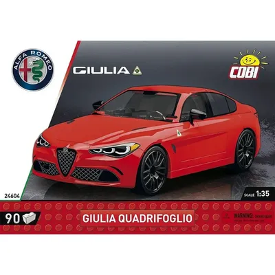 Alfa Romeo Giulia Quadrifoglio - Röd - 24604 - COBI - 1:35