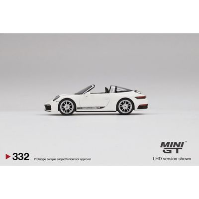 Porsche 911 Targa 4S - Vit - 332 - Mini GT - 1:64