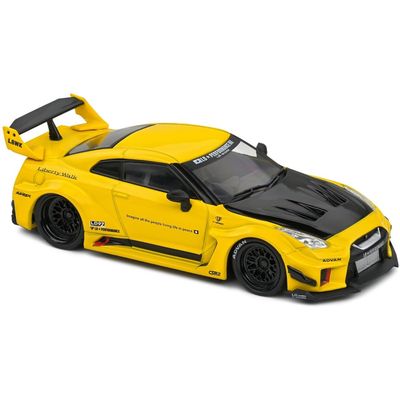 Nissan GT-R (R35) LBWK Silhouette - Gul - Solido - 1:43