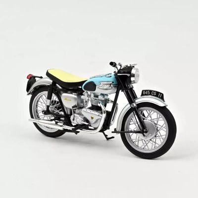 Triumph Bonneville - 1959 - Ljusblå - Norev - 1:18