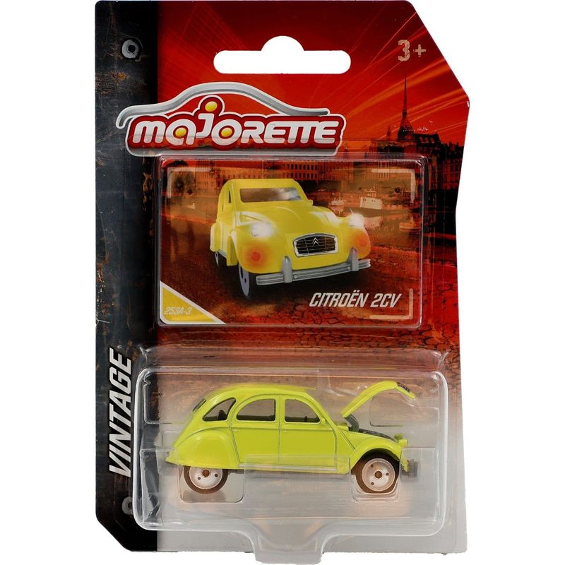 Citroën 2CV - Gul - Vintage - Majorette