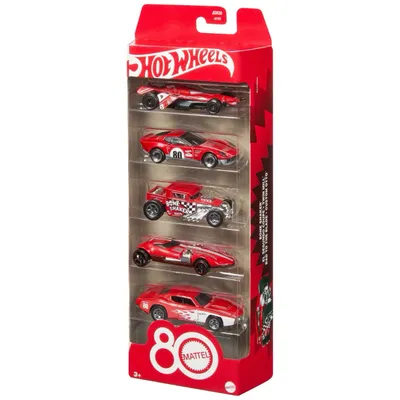Mattel 80th Anniversary - 5-pack - Hot Wheels