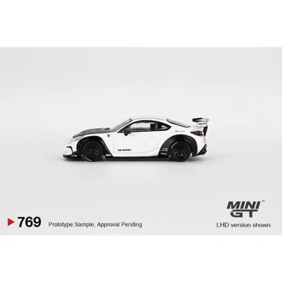 Toyota GR86 LB Nation - Vit - 769 - Mini GT - 1:64