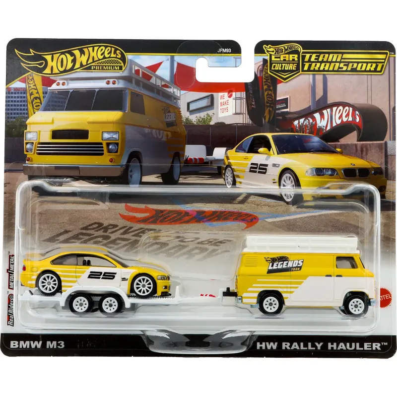 BMW M3 + HW Rally Hauler - Team Transport - Hot Wheels