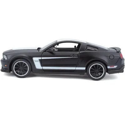 Ford Mustang Boss 302 - Svart / Vit - Maisto - 1:24
