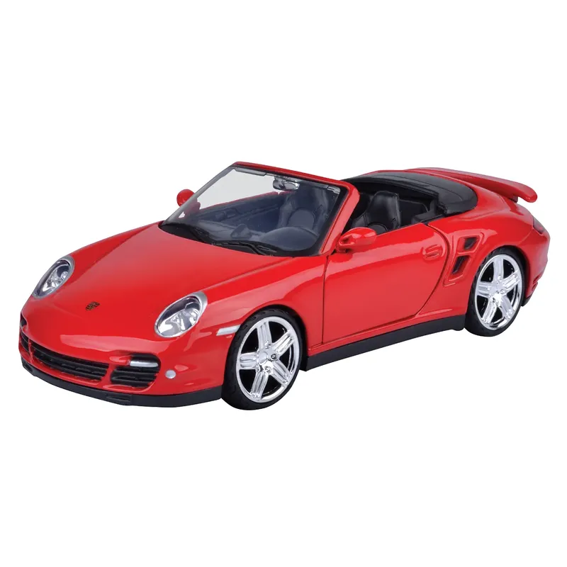 Porsche 911 Turbo Cabriolet - Röd - Motormax - 1:24