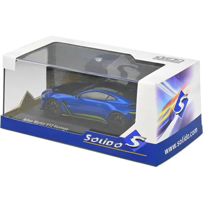 Aston Martin V12 Vantage - 2023 - Blå - Solido - 1:43
