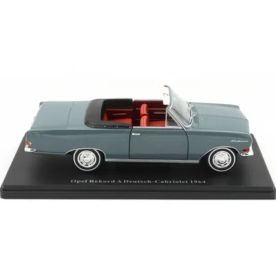 Opel Rekord A Deutsch-Cabriolet - 1964 - Grå - Atlas - 1:24