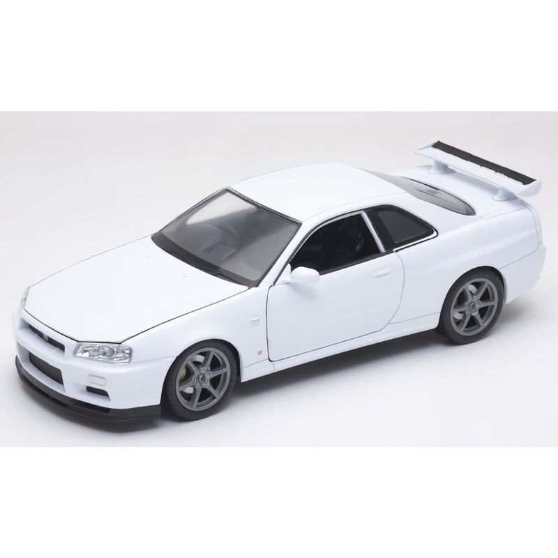 Nissan Skyline GT-R (R34) - Vit - 1:24 - Welly
