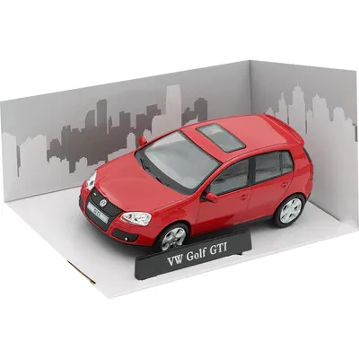 Volkswagen Golf V GTI - Röd - Cararama - 1:43