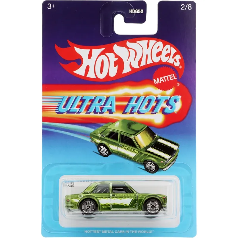 '71 Datsun 510 - Grön - Ultra Hots - 2/8 - Hot Wheels