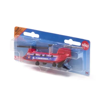 Transporthelikopter - Röd - 1689 - Siku - 12 cm