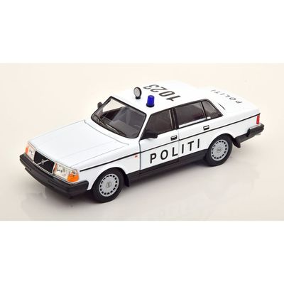 Volvo 240 GL polisbil - Danmark - Welly 1:24